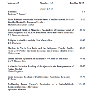 Vol-42, No-1&2, Jan-Dec-2023